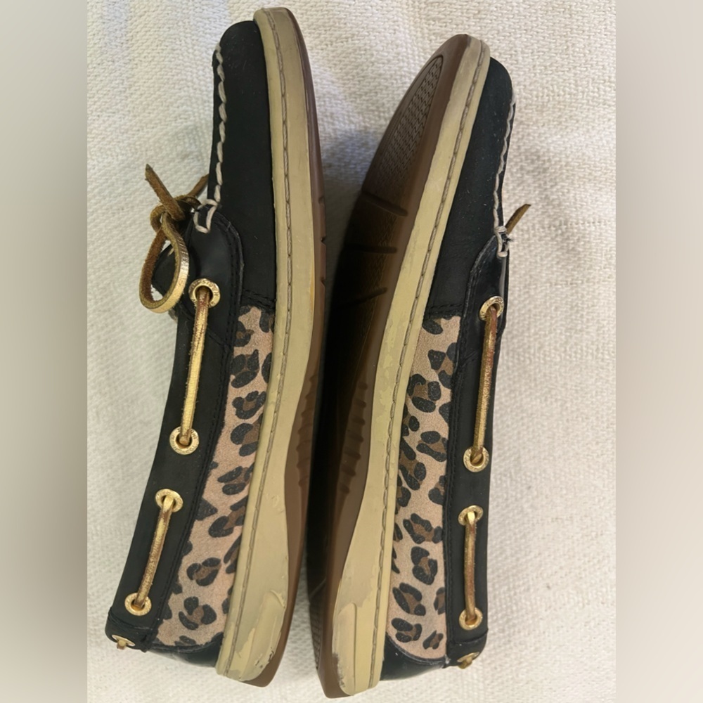 Sperry Women’s loafer black and animal print, 8.5 M - Picture 6 of 10